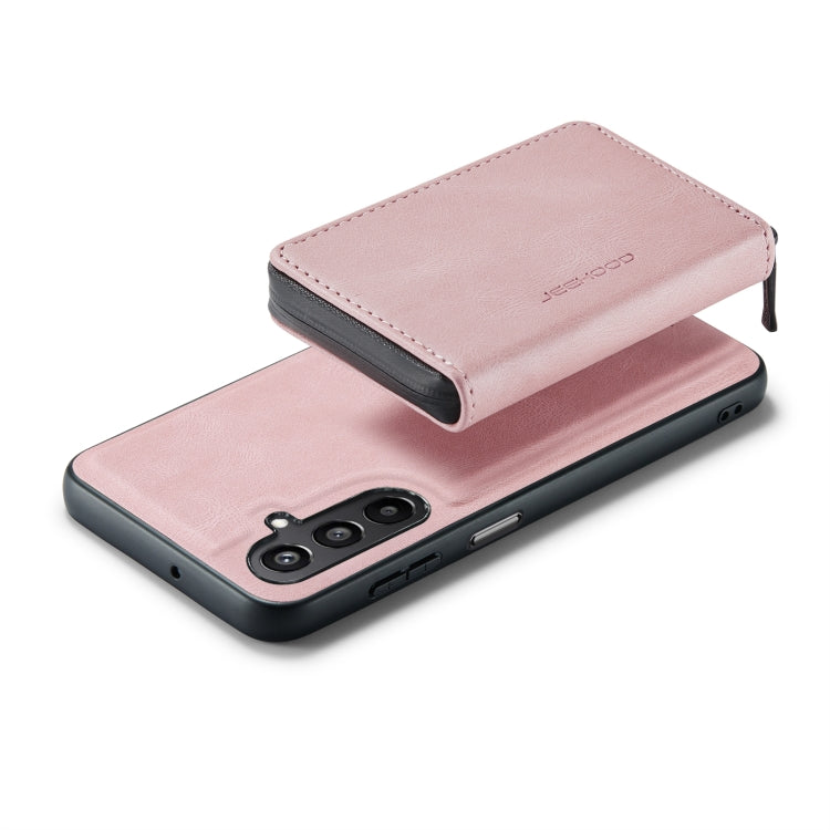 JEEHOOD Magnetic Zipper Horizontal Flip Leather Phone Case, For Samsung Galaxy A15 5G, For Samsung Galaxy A55 5G, For Samsung Galaxy A35 5G, For Samsung Galaxy S24 Ultra 5G, For Samsung Galaxy S24+ 5G, For Samsung Galaxy S24 5G                         ...
