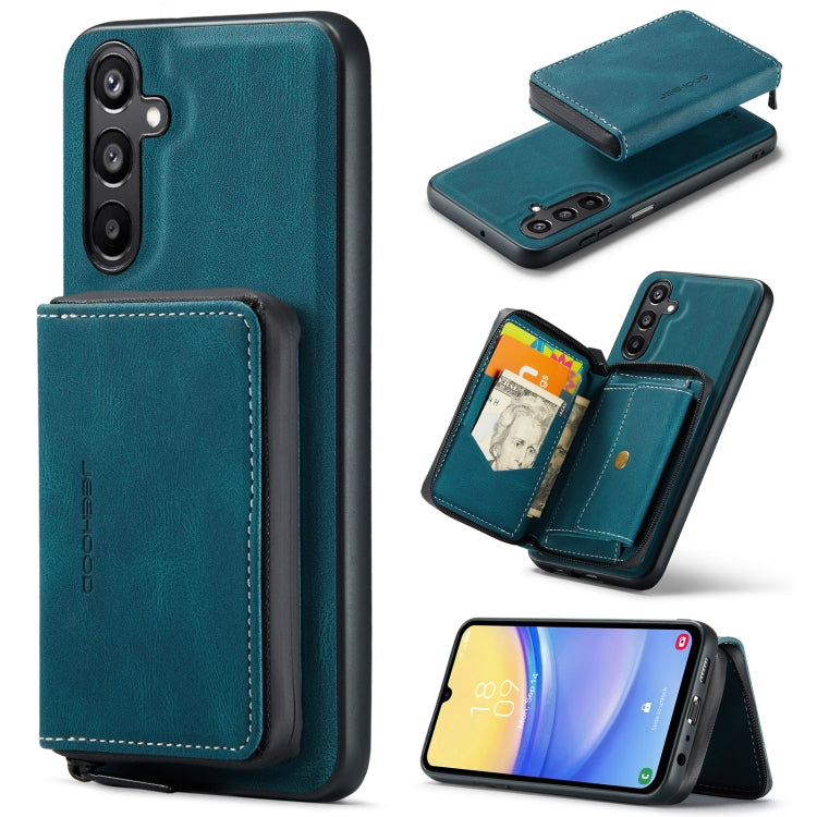 JEEHOOD Magnetic Zipper Horizontal Flip Leather Phone Case, For Samsung Galaxy A15 5G, For Samsung Galaxy A55 5G, For Samsung Galaxy A35 5G, For Samsung Galaxy S24 Ultra 5G, For Samsung Galaxy S24+ 5G, For Samsung Galaxy S24 5G                         ...