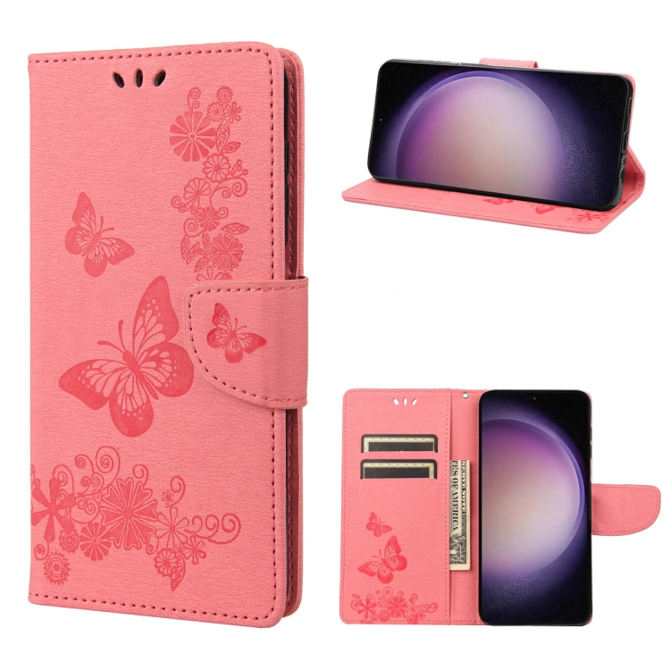 Butterfly Embossed Horizontal Flip Leather Phone Case, For Google Pixel 7a, For Samsung Galaxy S23 5G, For Samsung Galaxy S23+ 5G, For Samsung Galaxy S23 Ultra 5G