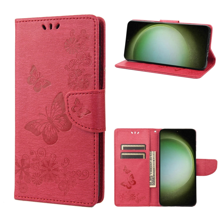 Butterfly Embossed Horizontal Flip Leather Phone Case, For Google Pixel 7a, For Samsung Galaxy S23 5G, For Samsung Galaxy S23+ 5G, For Samsung Galaxy S23 Ultra 5G
