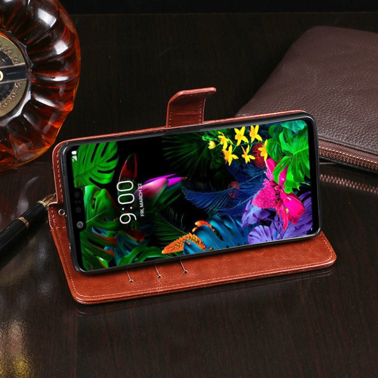 idewei Crazy Horse Texture Horizontal Flip Leather Case with Holder & Card Slots & Wallet, For LG G8 ThinQ, For LG K20 (2019), For LG K40S, For LG K50S, For LG Stylo 5, For LG X power2