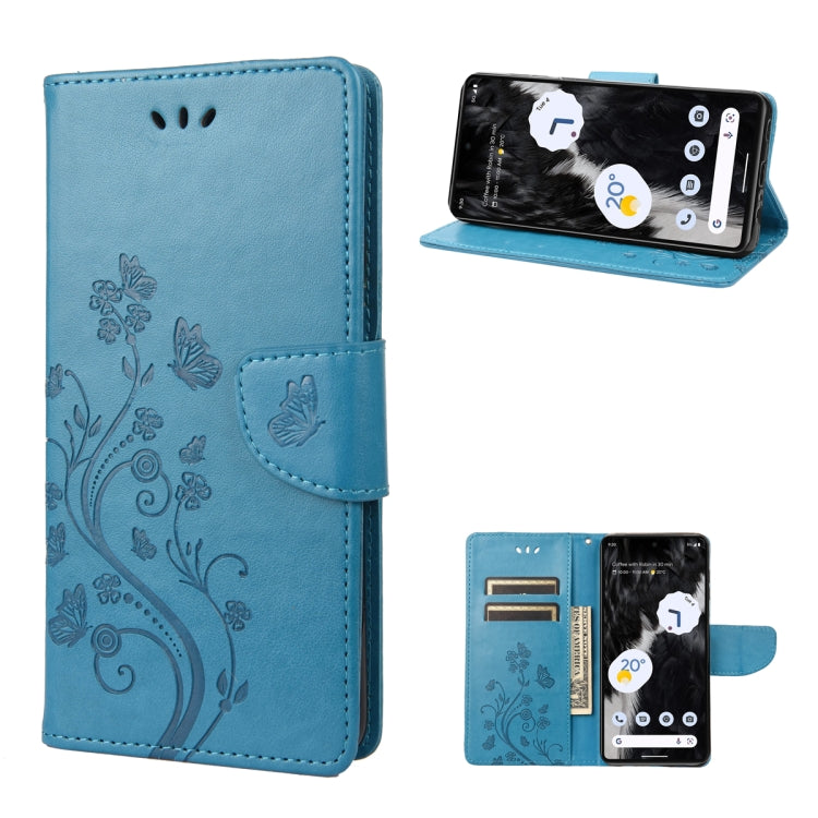 Butterfly Flower Pattern Flip Leather Phone Case, For Google Pixel 7a, For Samsung Galaxy S23 5G, For Samsung Galaxy S23+ 5G, For Samsung Galaxy S23 Ultra 5G