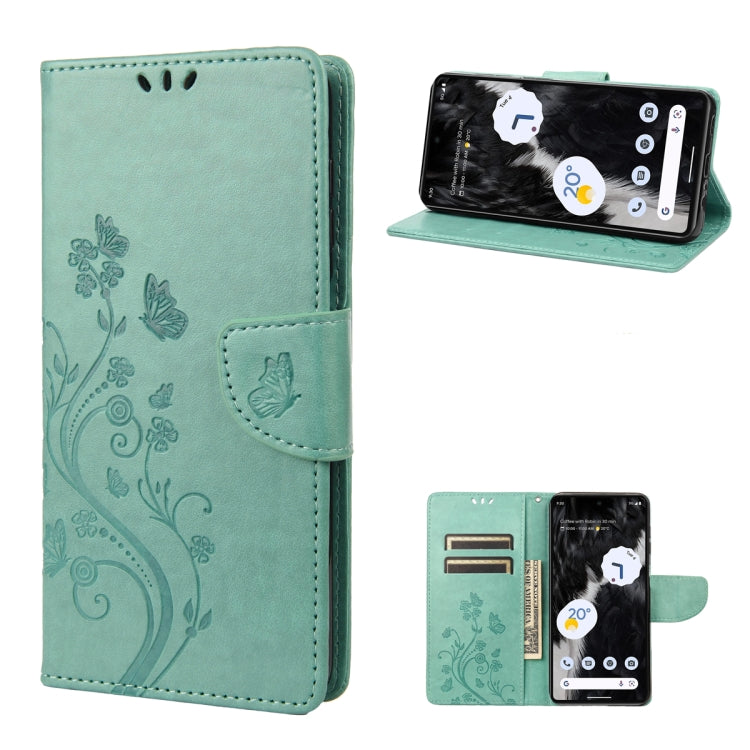 Butterfly Flower Pattern Flip Leather Phone Case, For Google Pixel 7a, For Samsung Galaxy S23 5G, For Samsung Galaxy S23+ 5G, For Samsung Galaxy S23 Ultra 5G