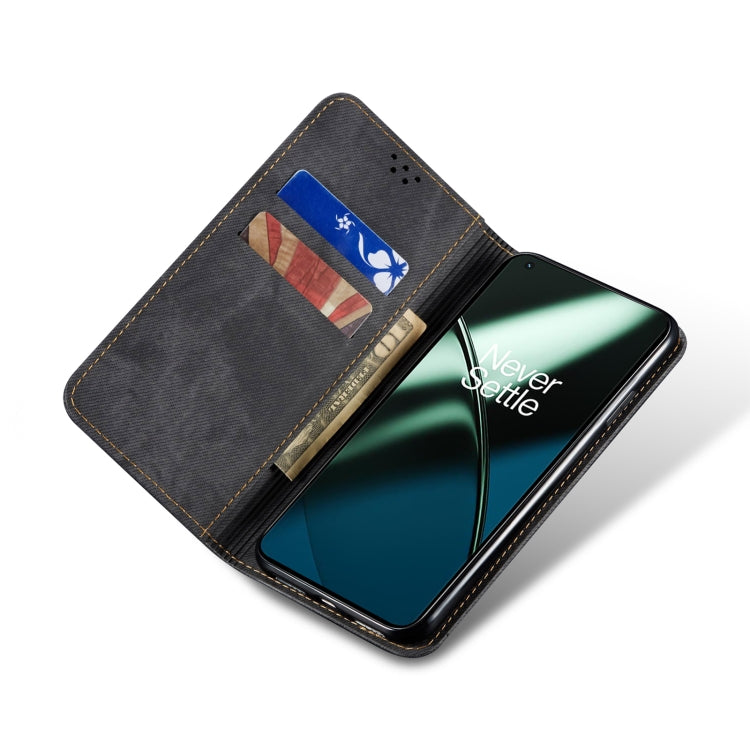Denim Texture Flip Leather Phone Case, For OnePlus 11, For OnePlus 11R, For OnePlus Ace 2 5G, For vivo iQOO 11, For Samsung Galaxy A54 5G
