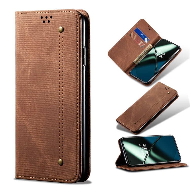 Denim Texture Flip Leather Phone Case, For OnePlus 11, For OnePlus 11R, For OnePlus Ace 2 5G, For vivo iQOO 11, For Samsung Galaxy A54 5G