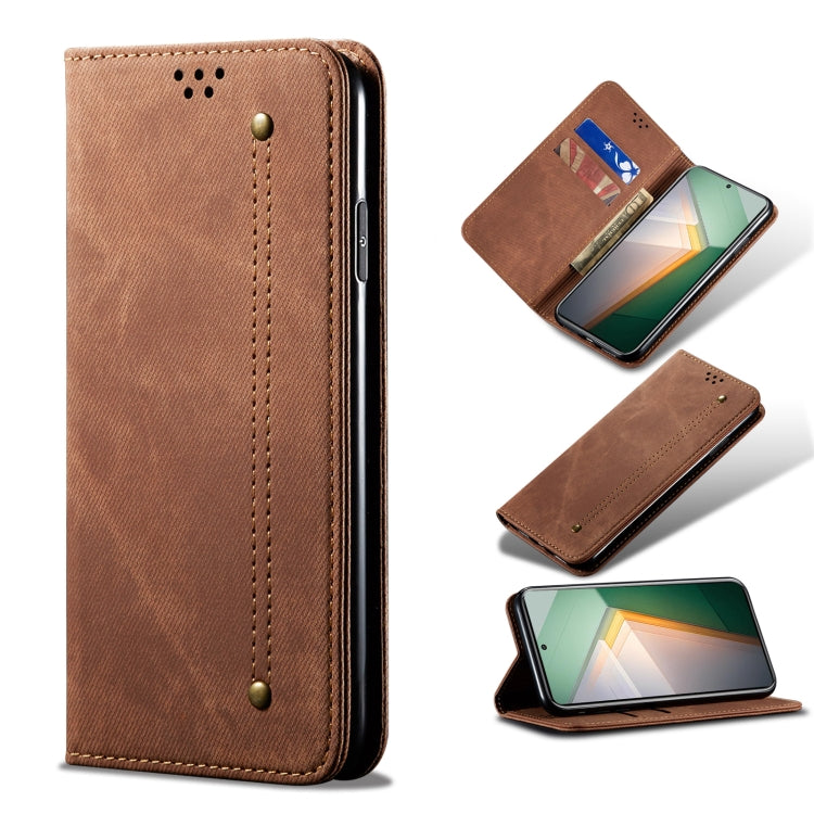 Denim Texture Flip Leather Phone Case, For OnePlus 11, For OnePlus 11R, For OnePlus Ace 2 5G, For vivo iQOO 11, For Samsung Galaxy A54 5G