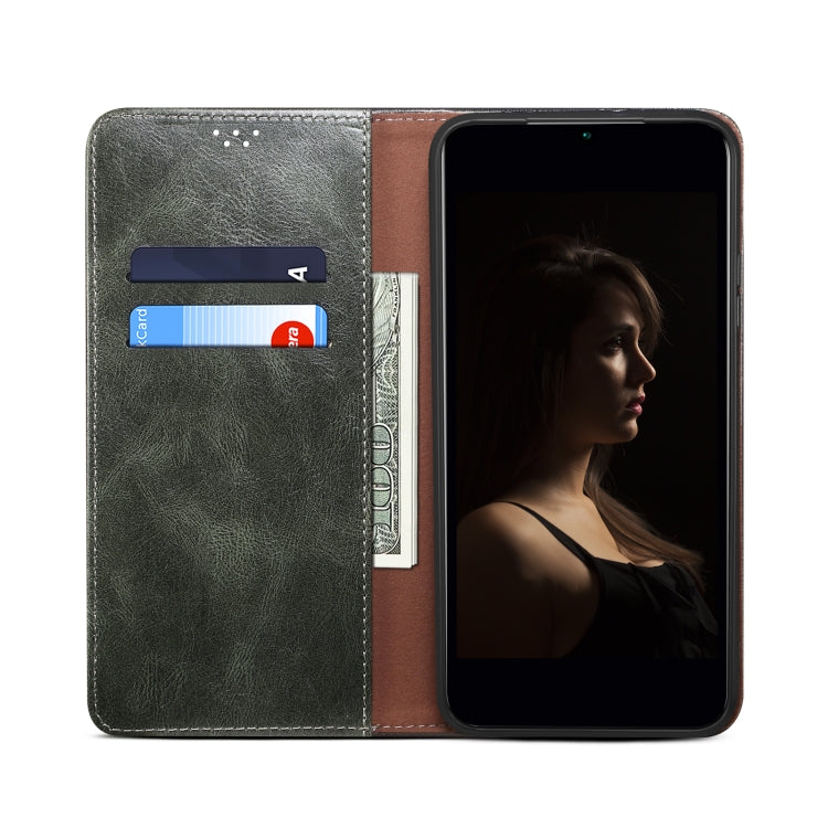 Oil Wax Crazy Horse Texture Leather Phone Case, For OnePlus 11, For OnePlus 11R, For OnePlus Ace 2 5G, For vivo iQOO 11, For Samsung Galaxy A54 5G