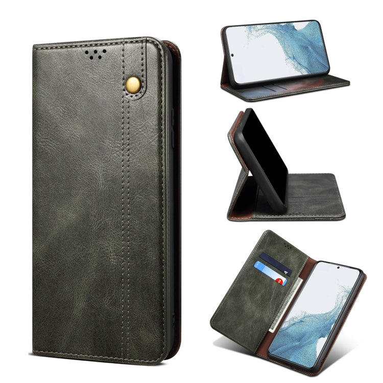 Oil Wax Crazy Horse Texture Leather Phone Case, For OnePlus 11, For OnePlus 11R, For OnePlus Ace 2 5G, For vivo iQOO 11, For Samsung Galaxy A54 5G