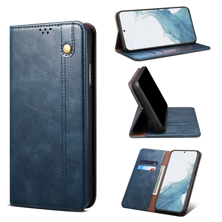 Oil Wax Crazy Horse Texture Leather Phone Case, For OnePlus 11, For OnePlus 11R, For OnePlus Ace 2 5G, For vivo iQOO 11, For Samsung Galaxy A54 5G
