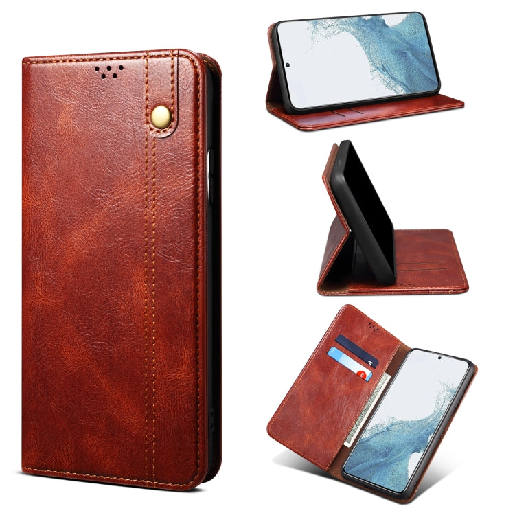 Oil Wax Crazy Horse Texture Leather Phone Case, For OnePlus 11, For OnePlus 11R, For OnePlus Ace 2 5G, For vivo iQOO 11, For Samsung Galaxy A54 5G
