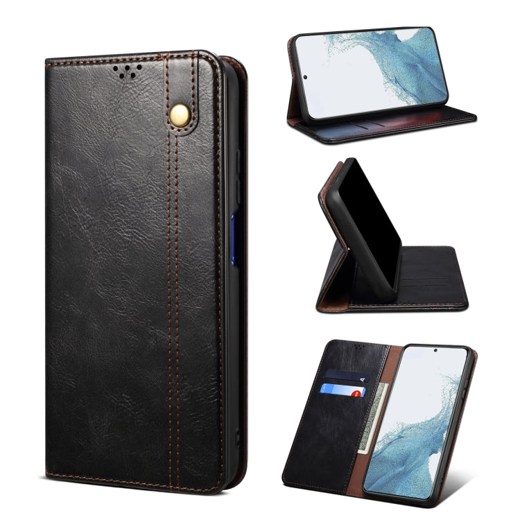 Oil Wax Crazy Horse Texture Leather Phone Case, For OnePlus 11, For OnePlus 11R, For OnePlus Ace 2 5G, For vivo iQOO 11, For Samsung Galaxy A54 5G