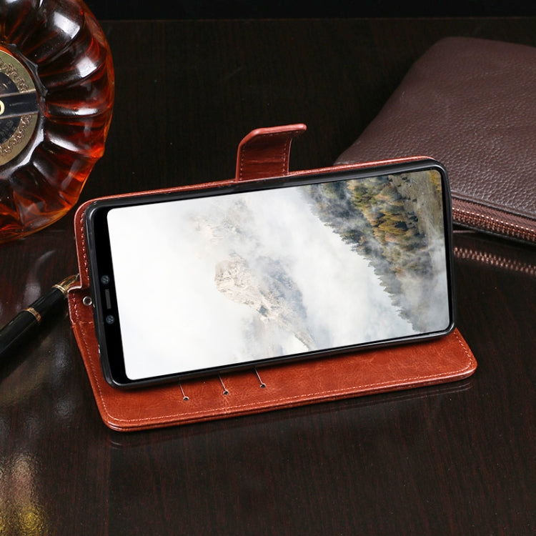 idewei Crazy Horse Texture Horizontal Flip Leather Case with Holder & Card Slots & Wallet, For Google Pixel 4, For HTC Desire 12, For HTC Desire 12+, For HTC U11+, For HTC U12+