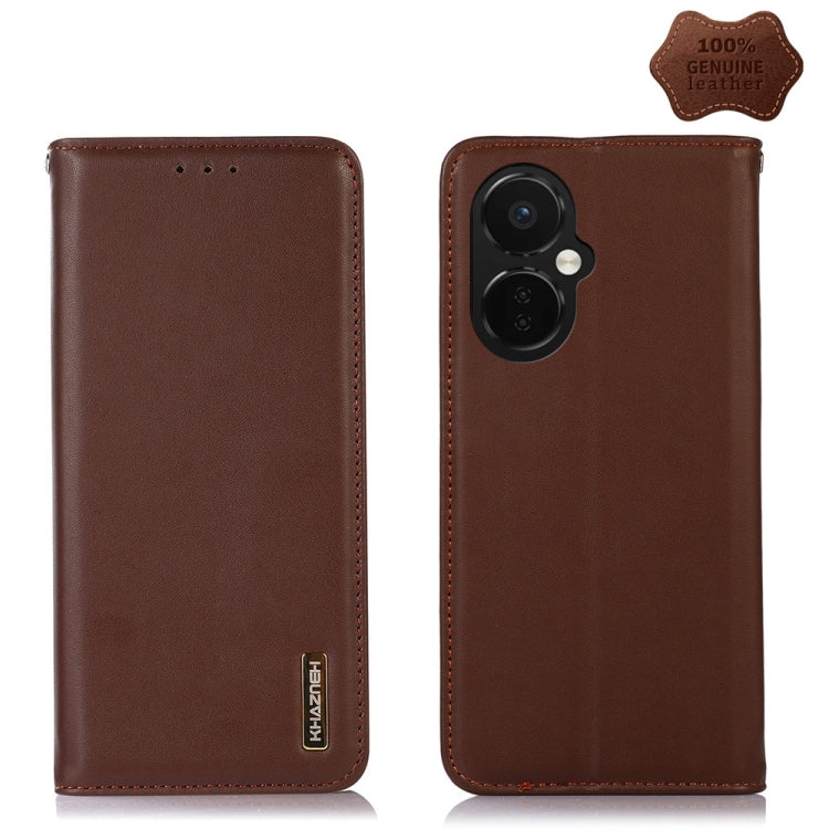 KHAZNEH Nappa Top Layer Cowhide Leather Phone Case, For OnePlus 11 5G, For OnePlus Nord CE 3 Lite, For Motorola Moto E13 4G 2023, For Motorola Moto G53 5G
