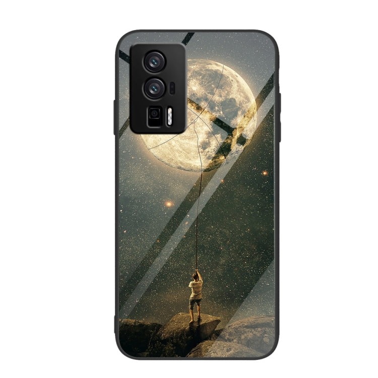Colorful Painted Glass Phone Case, For Xiaomi Redmi 12C, For Xiaomi Redmi K60/K60 Pro, For Xiaomi Redmi K60E