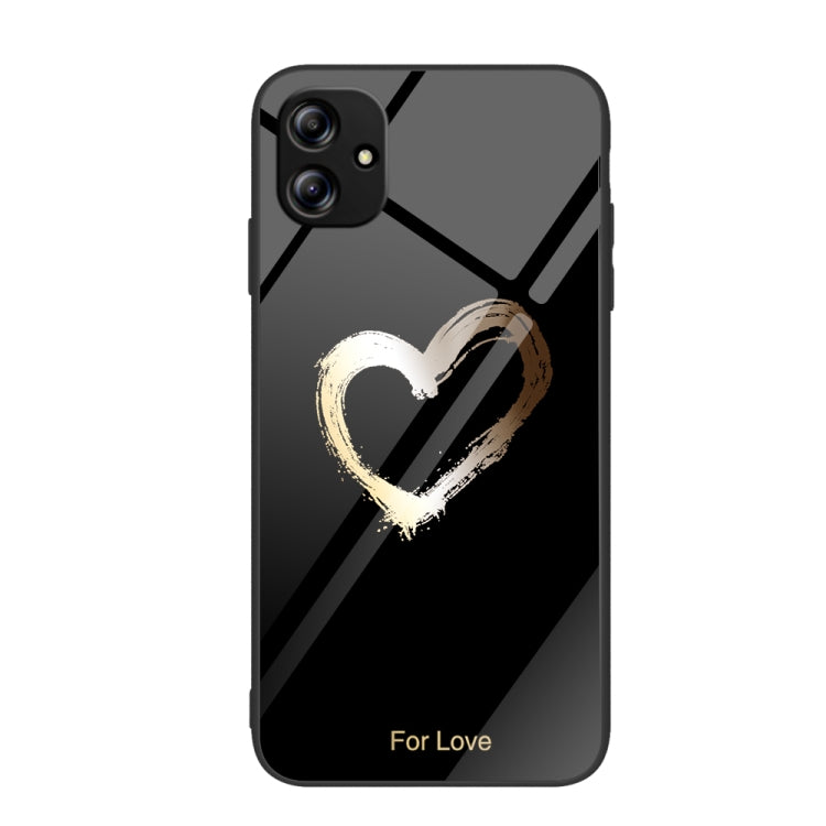 Colorful Painted Glass Phone Case, For Samsung Galaxy A04e