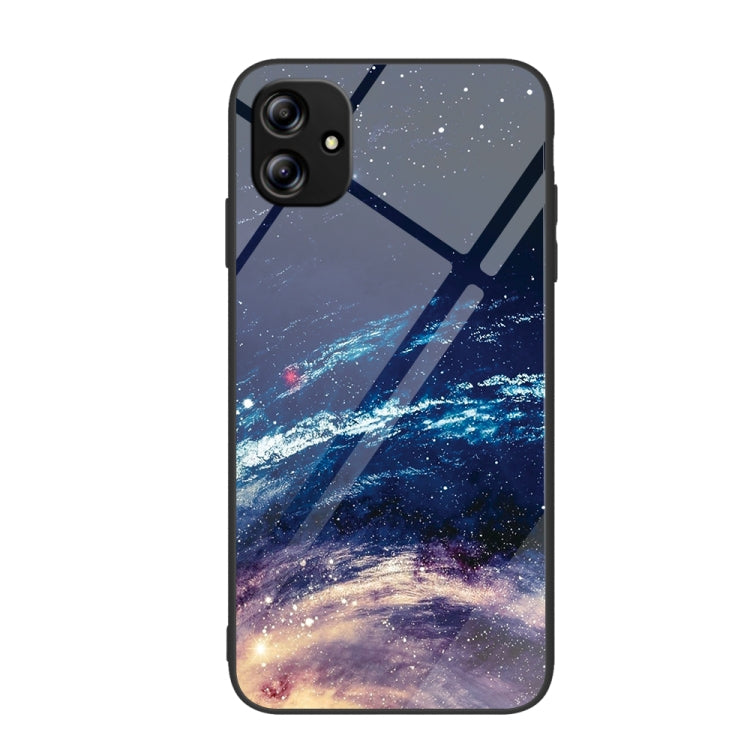 Colorful Painted Glass Phone Case, For Samsung Galaxy A04e