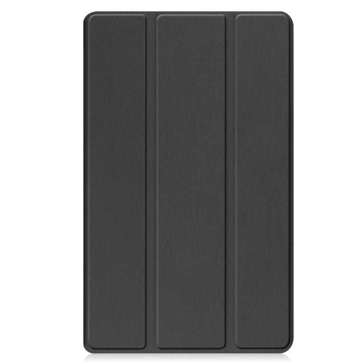 Custer Pure Color 3-Fold Holder Leather Tablet Case, For Lenovo Tab M8 4th Gen / TB-300FU, For Huawei Matepad SE 10.4