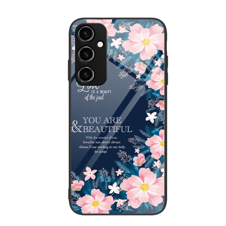 Colorful Painted Glass Phone Case, For Samsung Galaxy A14 5G, For Samsung Galaxy A34 5G, For Samsung Galaxy A54 5G