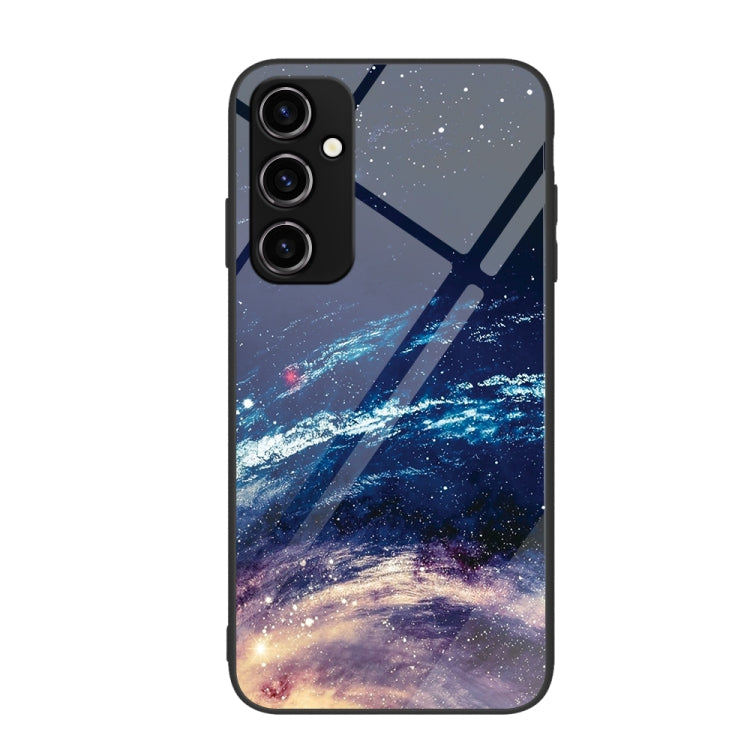 Colorful Painted Glass Phone Case, For Samsung Galaxy A14 5G, For Samsung Galaxy A34 5G, For Samsung Galaxy A54 5G