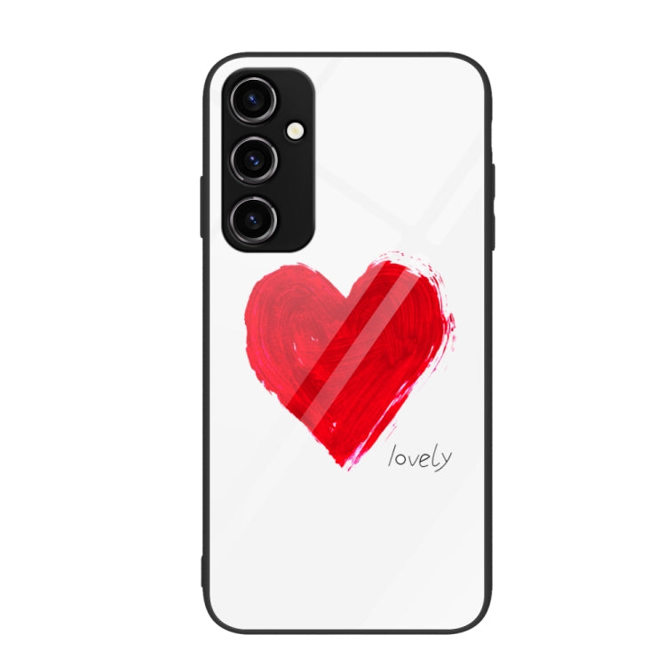 Colorful Painted Glass Phone Case, For Samsung Galaxy A14 5G, For Samsung Galaxy A34 5G, For Samsung Galaxy A54 5G