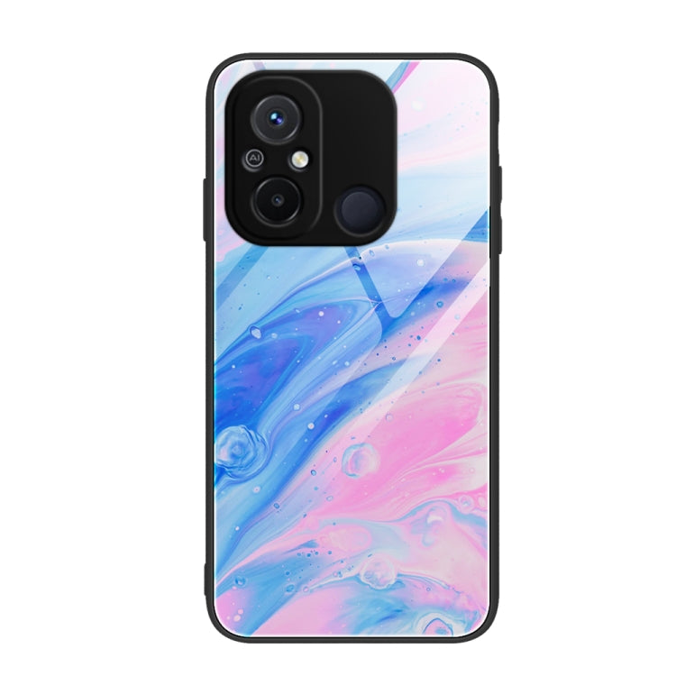 Marble Pattern Glass Phone Case, For Xiaomi Redmi 12C, For Xiaomi Redmi K60/K60 Pro, For Xiaomi Redmi K60E, For Samsung Galaxy A04e, For Samsung Galaxy A14 5G, For Samsung Galaxy A34 5G