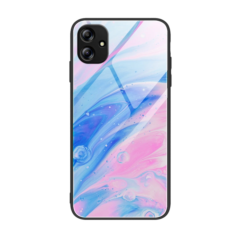 Marble Pattern Glass Phone Case, For Xiaomi Redmi 12C, For Xiaomi Redmi K60/K60 Pro, For Xiaomi Redmi K60E, For Samsung Galaxy A04e, For Samsung Galaxy A14 5G, For Samsung Galaxy A34 5G