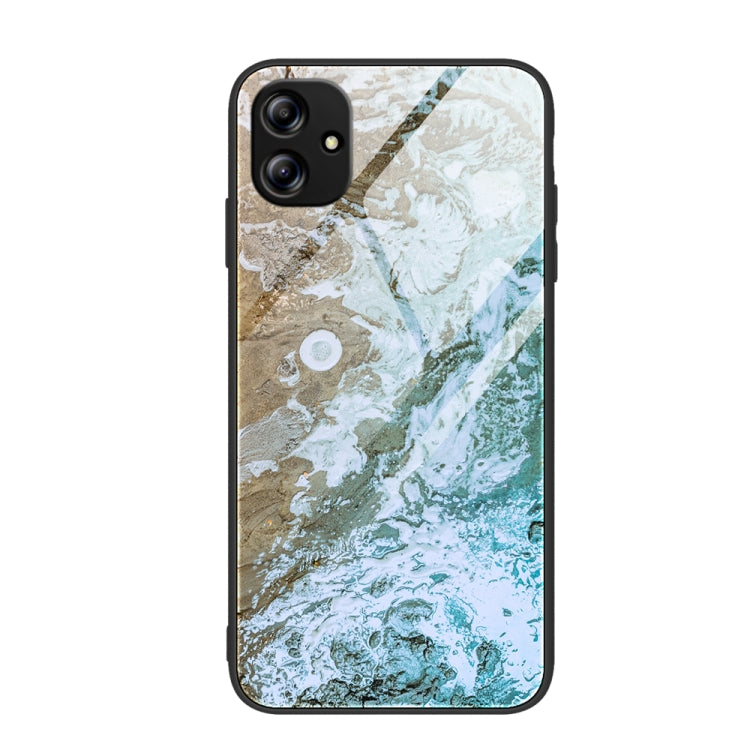 Marble Pattern Glass Phone Case, For Xiaomi Redmi 12C, For Xiaomi Redmi K60/K60 Pro, For Xiaomi Redmi K60E, For Samsung Galaxy A04e, For Samsung Galaxy A14 5G, For Samsung Galaxy A34 5G