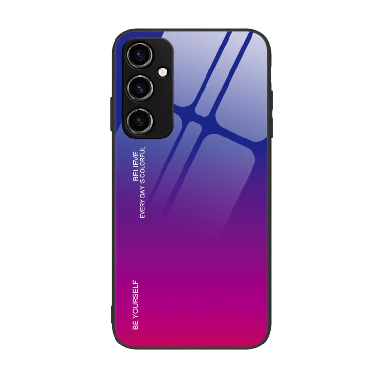 Gradient Color Glass Phone Case, For Samsung Galaxy A54 5G