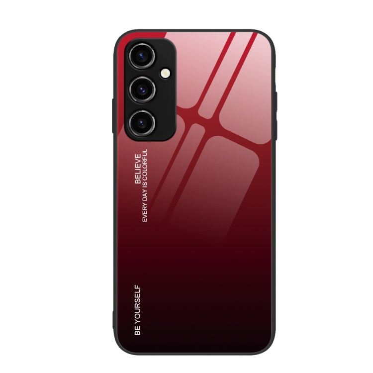 Gradient Color Glass Phone Case, For Samsung Galaxy A54 5G