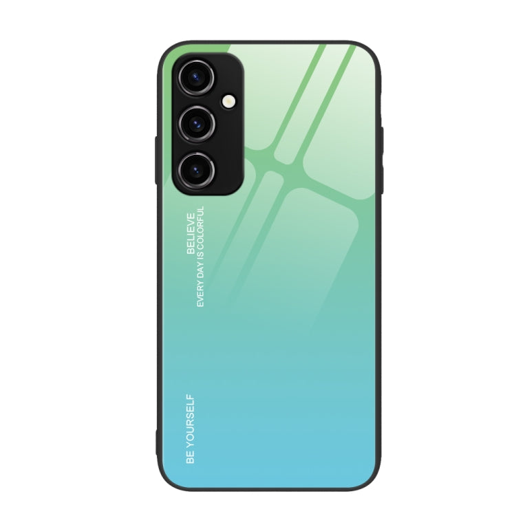 Gradient Color Glass Phone Case, For Samsung Galaxy A54 5G