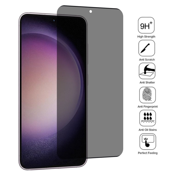 3D Curved Edge Privacy Tempered Glass Film, Not Support Unlock, For Samsung Galaxy S23 5G(1PC), For Samsung Galaxy S23+ 5G(1PC), For Samsung Galaxy S23 Ultra 5G(1PC)