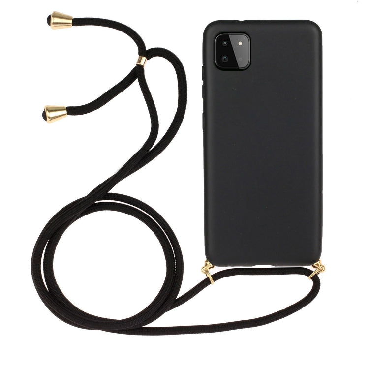 Wheat Straw Material + TPU Phone Case with Lanyard, For Samsung Galaxy A14 5G, For Samsung Galaxy S23 FE 5G, For Samsung Galaxy A34 5G, For Samsung Galaxy A54 5G, For Samsung Galaxy A23, For Samsung Galaxy A22 5G