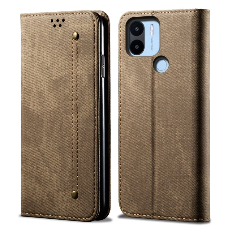 Denim Texture Leather Phone Case, For Xiaomi Poco C50, For Xiaomi Poco X5 Pro 5G / Redmi Note 12 Pro Speed