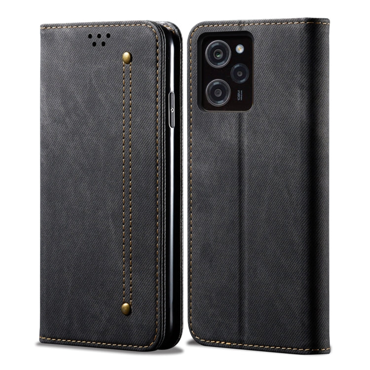 Denim Texture Leather Phone Case, For Xiaomi Poco C50, For Xiaomi Poco X5 Pro 5G / Redmi Note 12 Pro Speed
