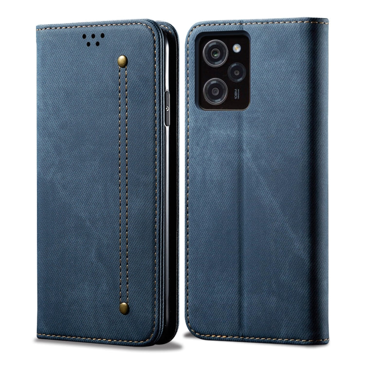 Denim Texture Leather Phone Case, For Xiaomi Poco C50, For Xiaomi Poco X5 Pro 5G / Redmi Note 12 Pro Speed