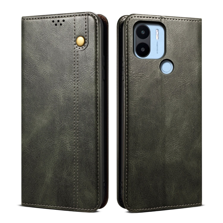 Oil Wax Crazy Horse Texture Leather Phone Case, For Xiaomi Poco C50, For Xiaomi Poco X5 Pro 5G / Redmi Note 12 Pro Speed