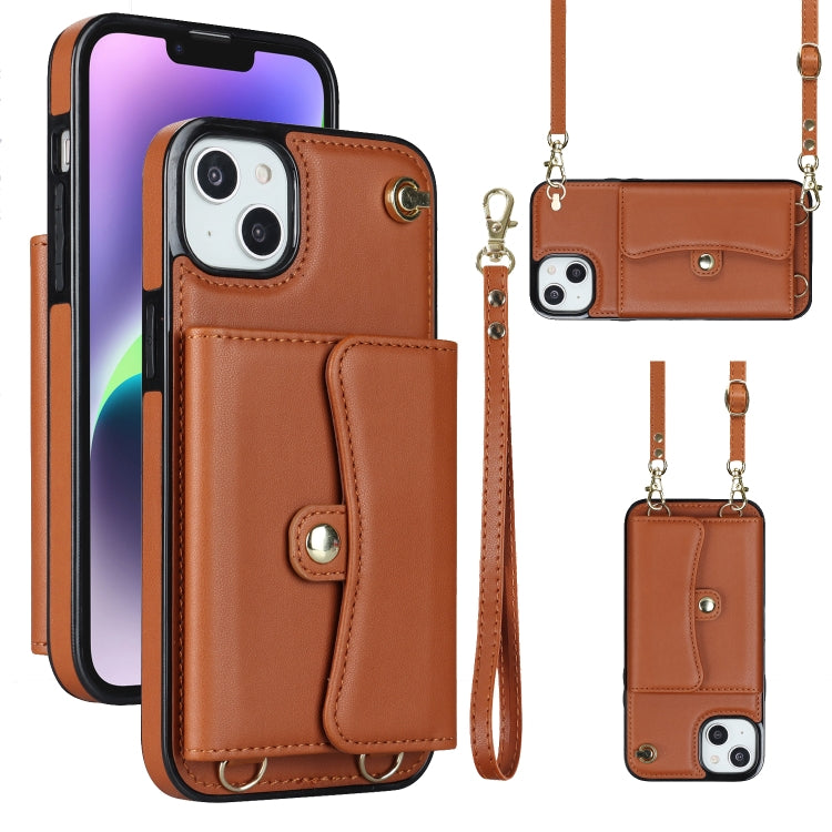 RFID Card Slot Phone Case with Long Lanyard, For iPhone 14 / 13, For iPhone 14 Plus, For iPhone 14 Pro, For iPhone 14 Pro Max, For iPhone 13 Pro Max, For iPhone 12, For iPhone 12 Pro, For iPhone 12 Pro Max
