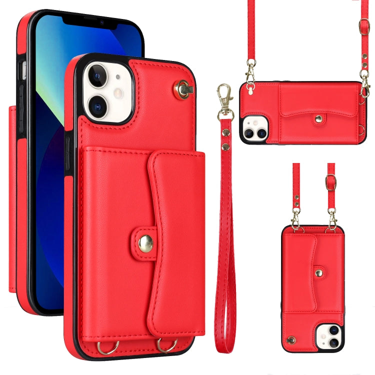 RFID Card Slot Phone Case with Long Lanyard, For iPhone 14 / 13, For iPhone 14 Plus, For iPhone 14 Pro, For iPhone 14 Pro Max, For iPhone 13 Pro Max, For iPhone 12, For iPhone 12 Pro, For iPhone 12 Pro Max