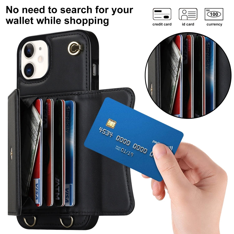 RFID Card Slot Phone Case with Long Lanyard, For iPhone 11, For iPhone 11 Pro, For iPhone 11 Pro Max, For iPhone X / XS, For iPhone XS Max, For iPhone 8 Plus / 7 Plus, For iPhone XR