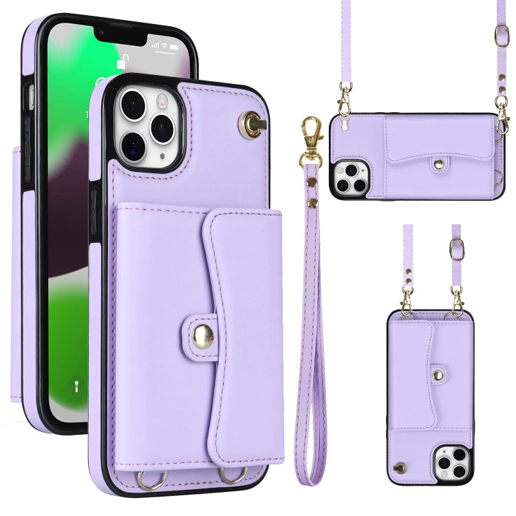 RFID Card Slot Phone Case with Long Lanyard, For iPhone 11, For iPhone 11 Pro, For iPhone 11 Pro Max, For iPhone X / XS, For iPhone XS Max, For iPhone 8 Plus / 7 Plus, For iPhone XR