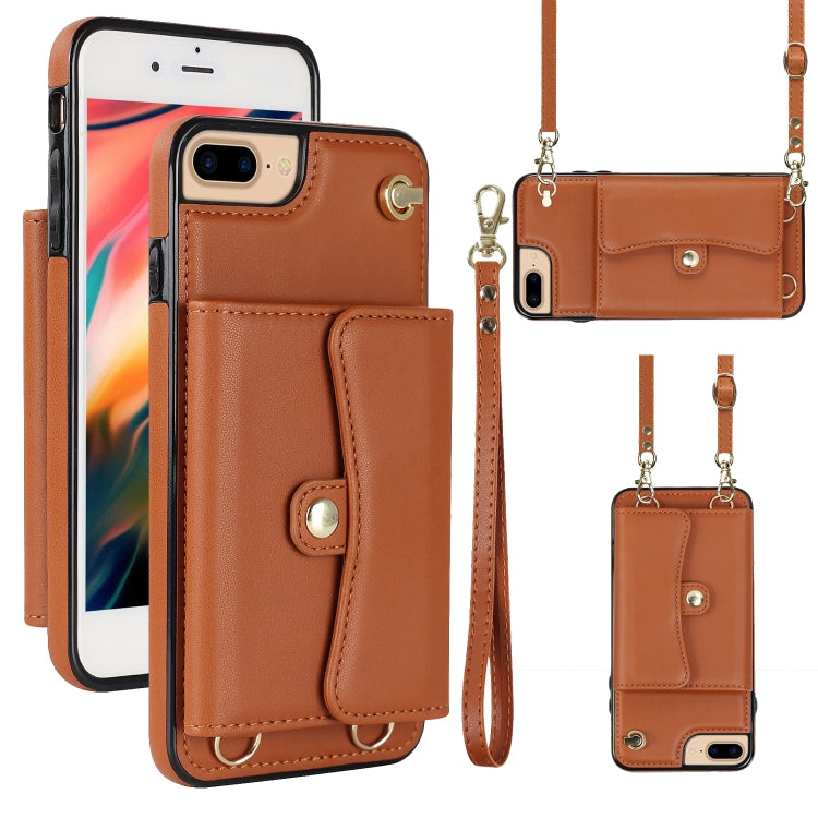 RFID Card Slot Phone Case with Long Lanyard, For iPhone 11, For iPhone 11 Pro, For iPhone 11 Pro Max, For iPhone X / XS, For iPhone XS Max, For iPhone 8 Plus / 7 Plus, For iPhone XR