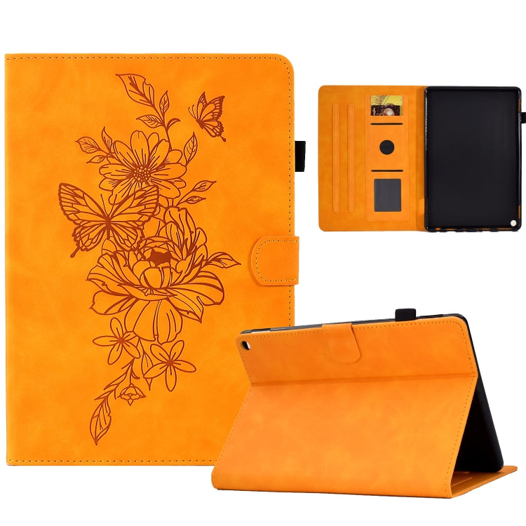 Peony Butterfly Embossed Leather Smart Tablet Case, For Amazon Kindle 11th 2024 / 2022, For Amazon Kindle Fire HD10 2021, For Amazon Kindle Fire HD8 2022, For Amazon Kindle Fire HD8 2018/2017/2016, For Amazon Kindle Fire HD8 2020                       ...