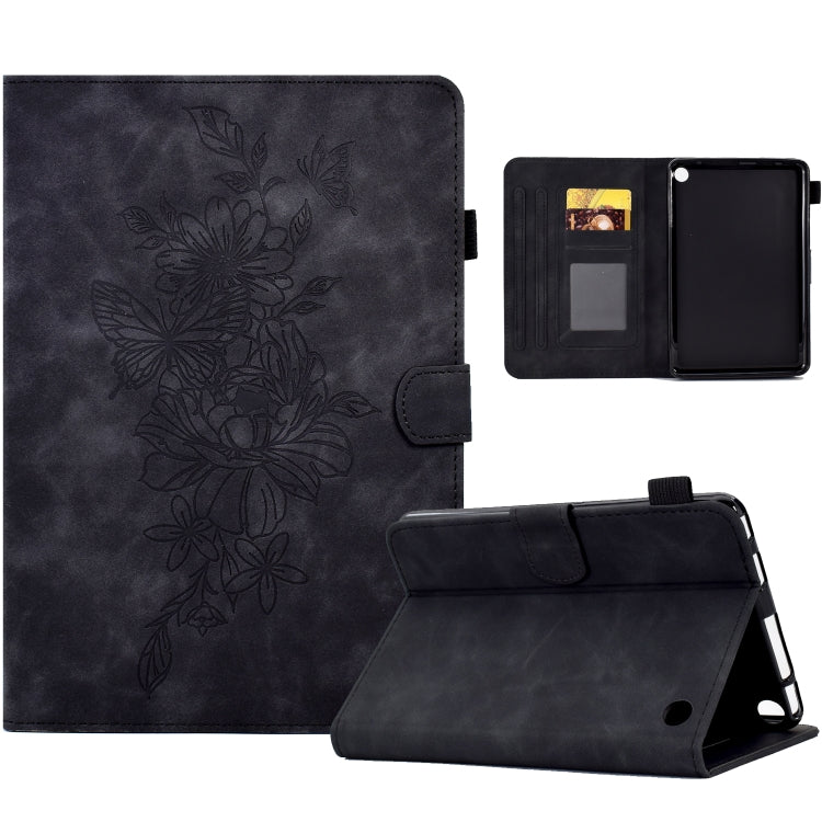 Peony Butterfly Embossed Leather Smart Tablet Case, For Amazon Kindle 11th 2024 / 2022, For Amazon Kindle Fire HD10 2021, For Amazon Kindle Fire HD8 2022, For Amazon Kindle Fire HD8 2018/2017/2016, For Amazon Kindle Fire HD8 2020                       ...