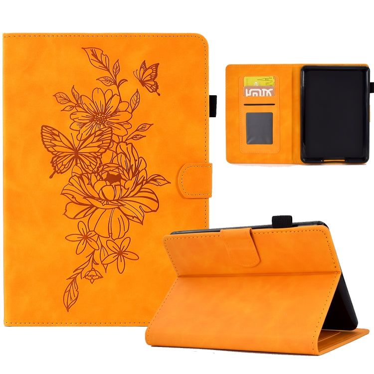 Peony Butterfly Embossed Leather Smart Tablet Case, For Amazon Kindle 11th 2024 / 2022, For Amazon Kindle Fire HD10 2021, For Amazon Kindle Fire HD8 2022, For Amazon Kindle Fire HD8 2018/2017/2016, For Amazon Kindle Fire HD8 2020                       ...