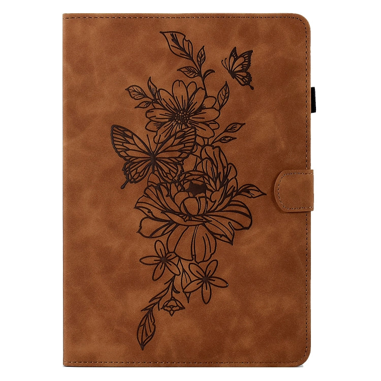 Peony Butterfly Embossed Leather Smart Tablet Case, For Amazon Kindle Paperwhite 5