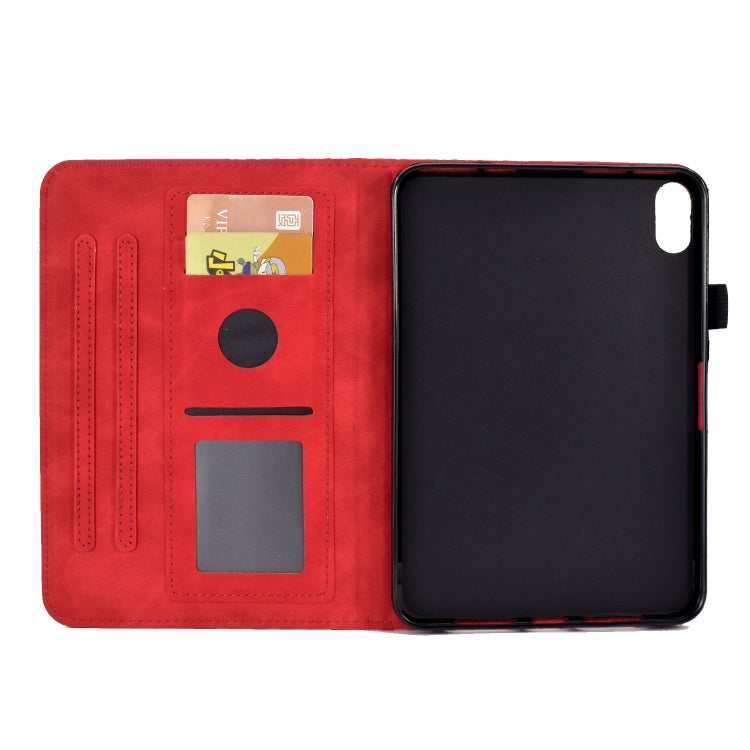 Rhombus Embossed Leather Smart Tablet Case, For iPad mini 6 / mini 2024, For iPad mini 6