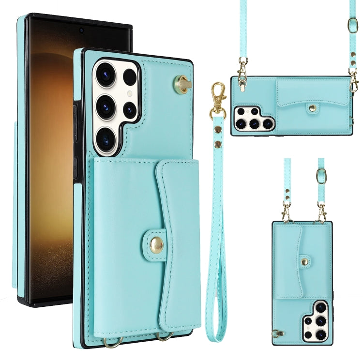 RFID Card Slot Leather Phone Case with Long Lanyard, For Samsung Galaxy S23 5G, For Samsung Galaxy S23+ 5G, For Samsung Galaxy S23 Ultra 5G, For Samsung Galaxy S22 5G, For Samsung Galaxy S22+ 5G, For Samsung Galaxy S22 Ultra 5G, For Samsung Galaxy S21 ...