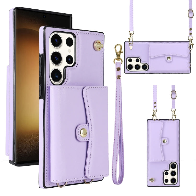 RFID Card Slot Leather Phone Case with Long Lanyard, For Samsung Galaxy S23 5G, For Samsung Galaxy S23+ 5G, For Samsung Galaxy S23 Ultra 5G, For Samsung Galaxy S22 5G, For Samsung Galaxy S22+ 5G, For Samsung Galaxy S22 Ultra 5G, For Samsung Galaxy S21 ...