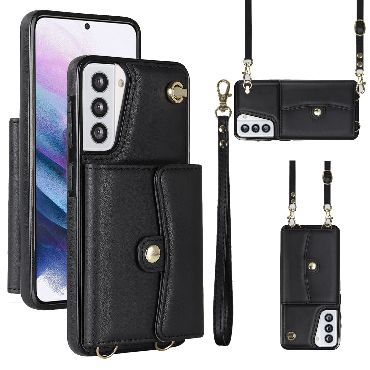 RFID Card Slot Leather Phone Case with Long Lanyard, For Samsung Galaxy S23 5G, For Samsung Galaxy S23+ 5G, For Samsung Galaxy S23 Ultra 5G, For Samsung Galaxy S22 5G, For Samsung Galaxy S22+ 5G, For Samsung Galaxy S22 Ultra 5G, For Samsung Galaxy S21 ...