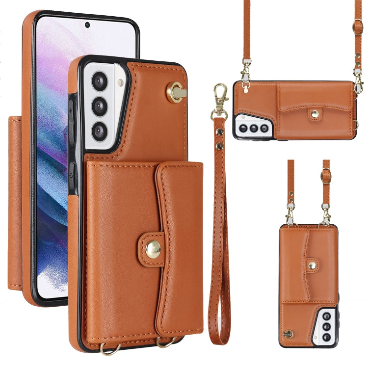 RFID Card Slot Leather Phone Case with Long Lanyard, For Samsung Galaxy S23 5G, For Samsung Galaxy S23+ 5G, For Samsung Galaxy S23 Ultra 5G, For Samsung Galaxy S22 5G, For Samsung Galaxy S22+ 5G, For Samsung Galaxy S22 Ultra 5G, For Samsung Galaxy S21 ...